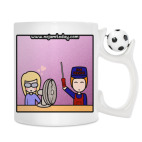 Кружка с футбольным мячиком