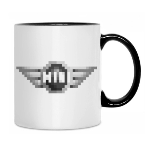 Кружка с принтом Красная молния