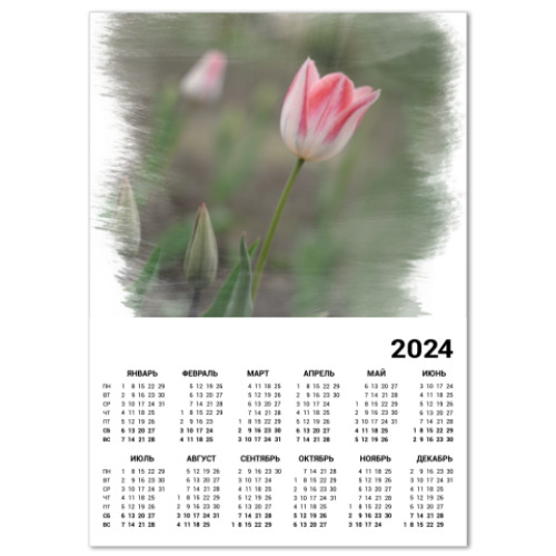 Календарь Апрельский тюльпан