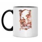 Кружка двухцветная