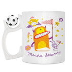 Кружка с футбольным мячиком