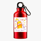 Металлическая бутылка 400 мл UV-DTF