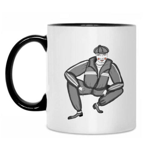 Кружка с принтом Гопник