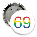 Значок 75 мм 69