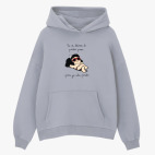 Толстовка худи оверсайз