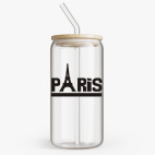 Банка с бамбуковой крышкой