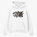 Толстовка худи оверсайз