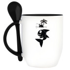 Кружка с ложкой