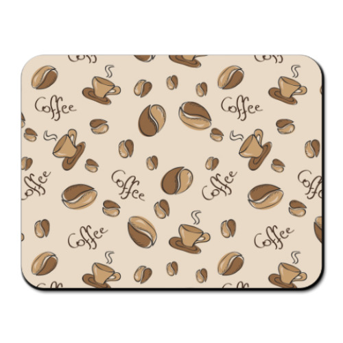 Коврик для мыши Кофейный