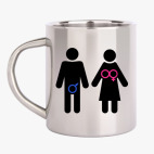 Кружка металлическая