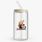 Банка с бамбуковой крышкой