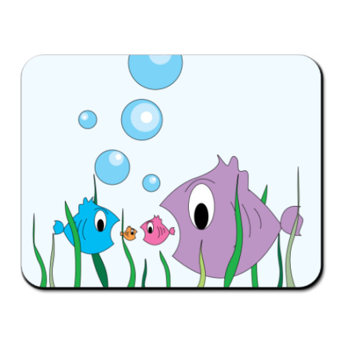 Коврик для мыши  'Рыбы'