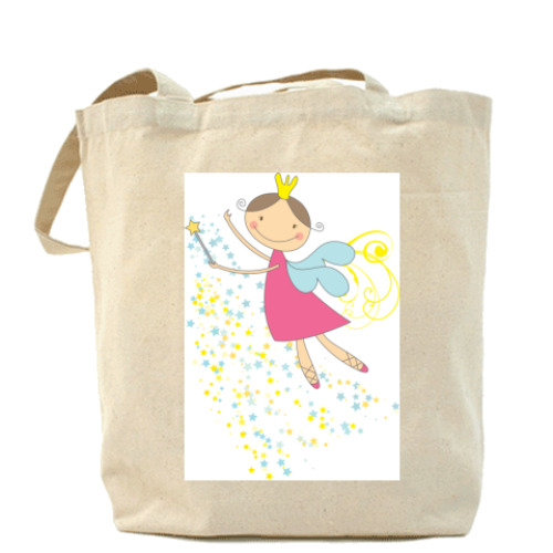 Сумка шоппер с принтом Феечка