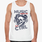 Майка Tank Top Музыка заставляет меня терять