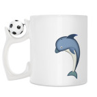 Кружка с футбольным мячиком