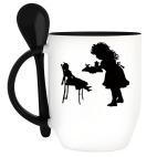 Кружка с ложкой