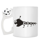 Кружка с футбольным мячиком