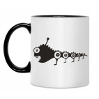 Кружка двухцветная