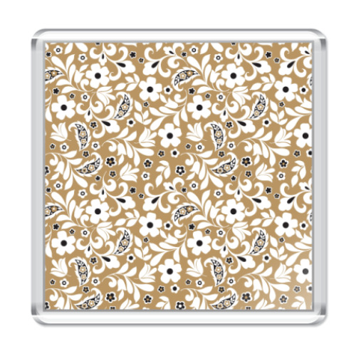 Магнит с принтом   УЗОР