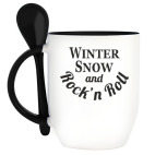 Кружка с ложкой