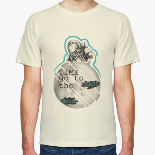 Футболка с принтом MARS