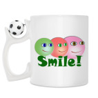 Кружка с футбольным мячиком