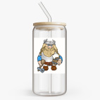 Банка с бамбуковой крышкой