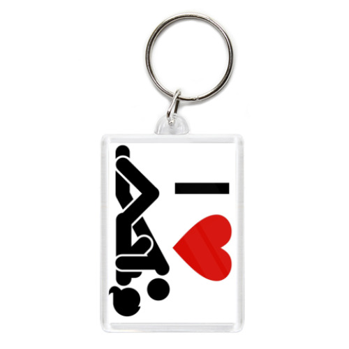 Брелок с принтом  'I Love Sex'