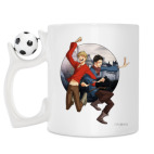 Кружка с футбольным мячиком
