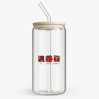 Банка с бамбуковой крышкой