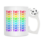 Кружка с футбольным мячиком