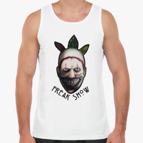 Майка с принтом Freakshow horror clown