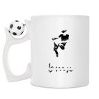 Кружка с футбольным мячиком