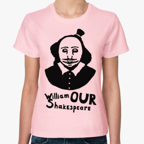 Женская футболка  'Шекспир'
