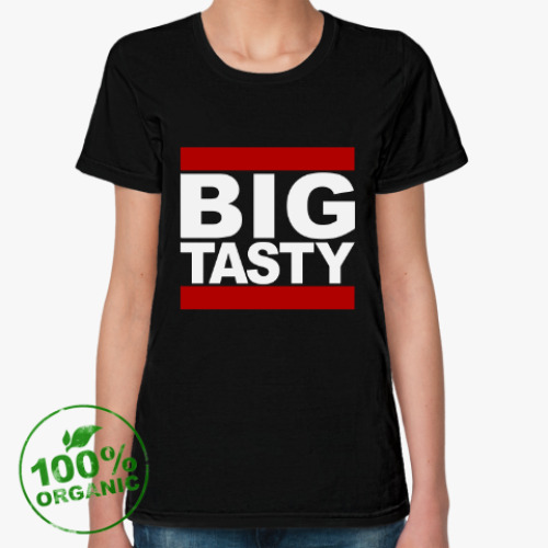 Женская футболка из органик-хлопка Big Tasty