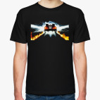 Классическая футболка Назад в будущее - Делориан