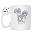 Кружка с футбольным мячиком