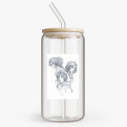 Банка с бамбуковой крышкой