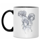 Кружка двухцветная