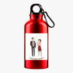 Металлическая бутылка 400 мл UV-DTF