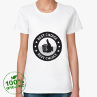 Женская футболка органик