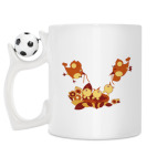 Кружка с футбольным мячиком