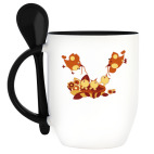 Кружка с ложкой