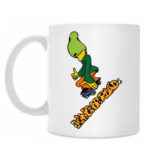 Кружка с принтом King of road