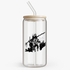 Банка с бамбуковой крышкой