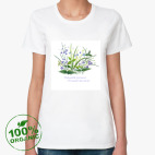 Женская футболка органик