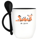 Кружка с ложкой