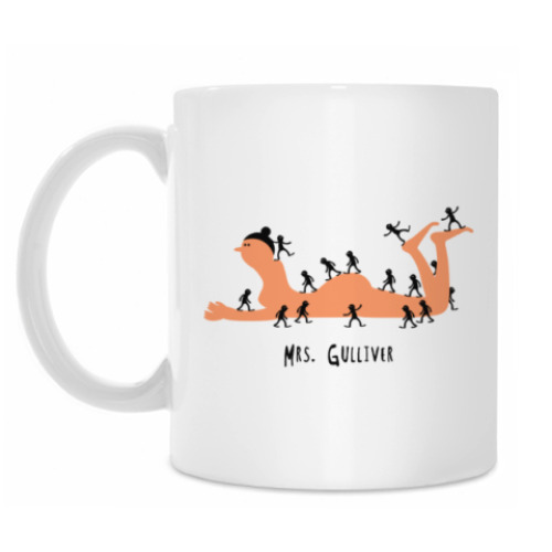 Кружка с принтом Миссис Гулливер