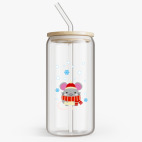 Банка с бамбуковой крышкой