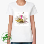 Женская футболка органик